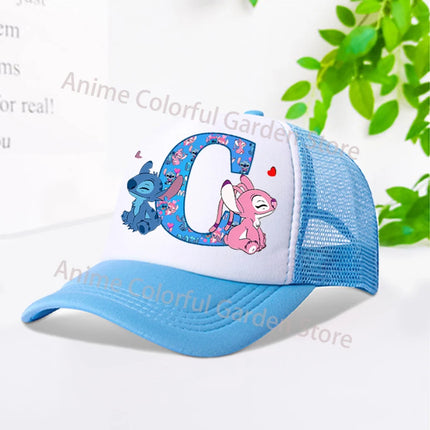 Disney Stitch Parent-child Baseball Cap Anime Cartoon Fashion Peaked Cap Men Women Kids Summer Sunscreen Shading Hat mesh Hats