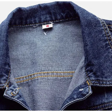 2025 Spring Women’s Denim Jacket Long Sleeve Overcoat Loose Denim Coat Button Outwear Jeans Jackets
