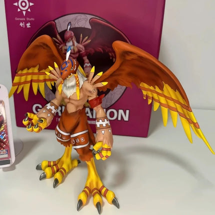 Digimon Adventure Figures Garudamon Figure Cute Stand Entirely Body Garuda Anime Model Pvc Statue Doll Collection Decor Toy Gift