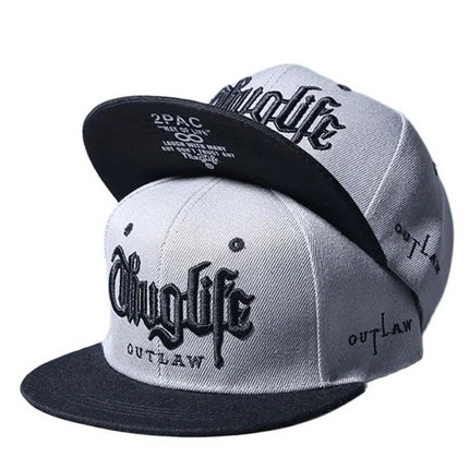 2025 Fashion Fastball CAP Thuglife Embroidery Hiphop Baseball Cap Snapback Hat Adult Outdoor Casual Sun Casual Bone Dropshipping
