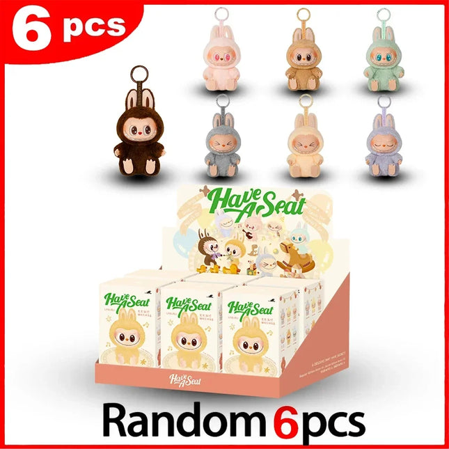 Hot Have A Seat Series BlindBox BIG INTO ENERGY Vinyl Plush Pendant Doll Model Kawaii The Monsters Blind Box Gift  Macaron