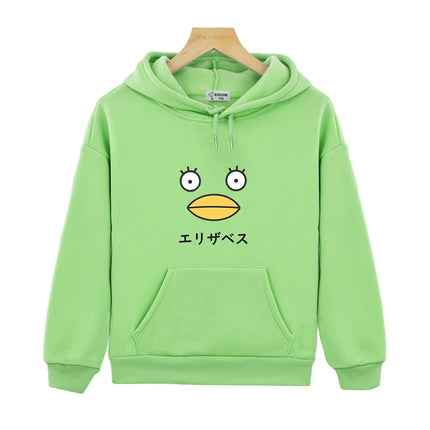 Elizabeth Gintama Duck Pullover Kawaii Hoodies for Teen Girls Yellow Sweatshirt Kids Baby Boys Clothes Children Costume Outfits