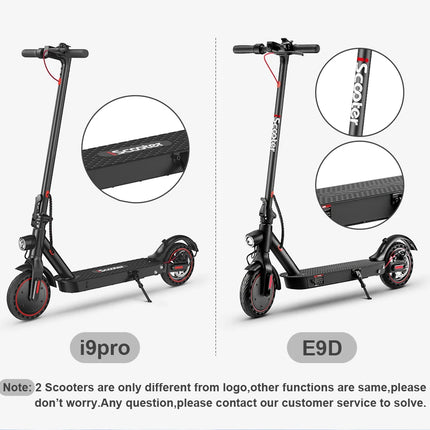 iScooter i9pro Electric Scooter 350W 7.5Ah Powerful Electric Kick Scooter 30km Max Range 30km/h Speed Electric eScooter With APP