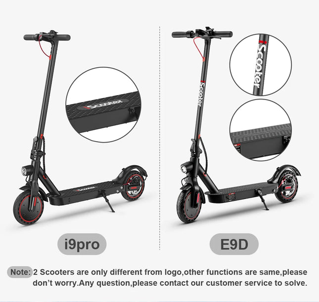 iScooter i9pro Electric Scooter 350W 7.5Ah Powerful Electric Kick Scooter 30km Max Range 30km/h Speed Electric eScooter With APP