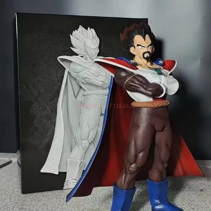 Dragon Ball Z Saiyan King Vegeta Vegetaiii Cloak Series Bulma Anime Standing Figure Figurine Model Statue Ornament Kid Xmas Gift