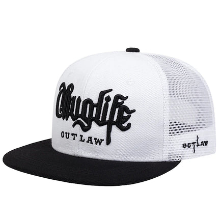 2025 Fashion Fastball CAP Thuglife Embroidery Hiphop Baseball Cap Snapback Hat Adult Outdoor Casual Sun Casual Bone Dropshipping