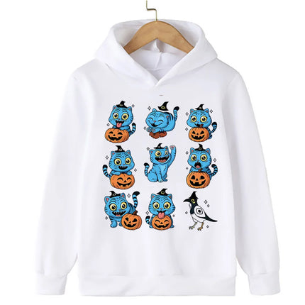 Halloween KPop Demon Hunters Hoodies Children Clothes Kid Girl Boy Cartoon Sweatshirt Hoody Baby Casual Top Streetwear