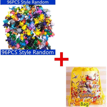1-144 PCS Pokemon Gift Box Christmas Gift Action Figure Toys Genuine Pikachu Anime Figure Pokemon Toys For Children