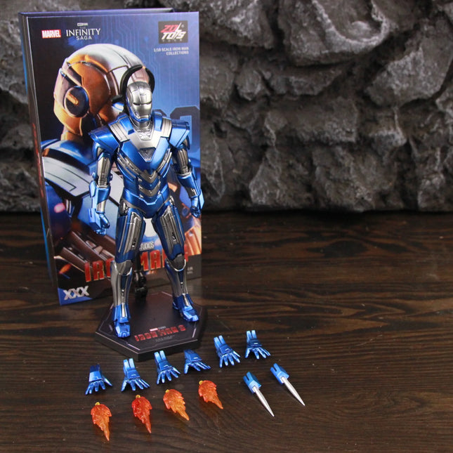 ZD Toys Marvel Iron Man MK46 MK45 MK1 MK2 MK3 MK4 MK5 MK6 MK7 MK33 MK17 7" Movie Action Figure Iron Mark 1 2 3 4 5 6 7 Legends