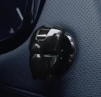 Hot Disney Iron Man Spiderman Car Interior Sticker Anime Figure Car Engine Ignition Start Switch Button Cover Trim Stickers Toys