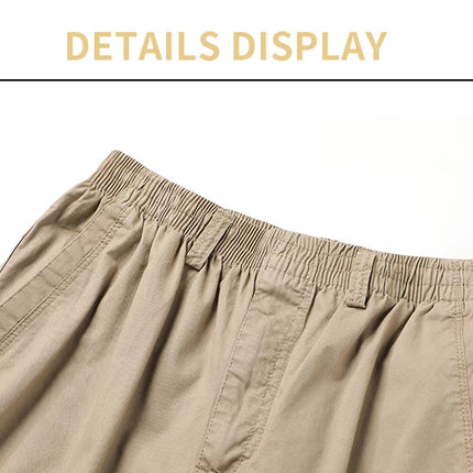 Men's Cargo Pants Summer Spring Cotton Work Wear New In Large Size 6XL Casual Climbing Joggers Sweatpants Hombre Autumn Trousers