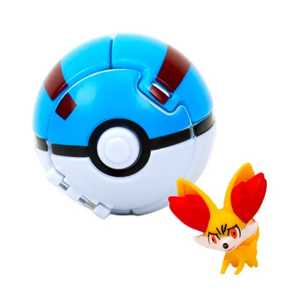 Pokemon Elf Ball Pokeball Anime Figure Cartoons Pikachu Charizard Piplup Kyogre Pocket Monster Pet Anime Action Model Toy Gifts