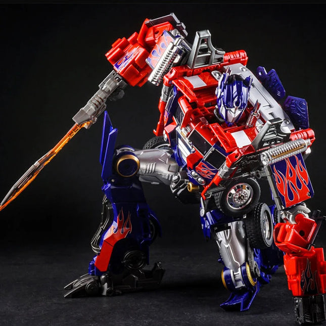 Robot Weijiang Optimus Commander W8022 Transformation Toys Model Black Apple OP Commander M01 Figure