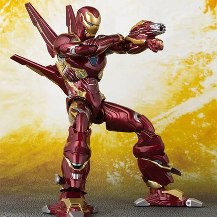 Iron Man MK50 Marvel SHFiguarts Marvel Legend Nano Metal KAIYODO YAMAGUCHI Tony Stark Action Figure Model Toys Collection Gift