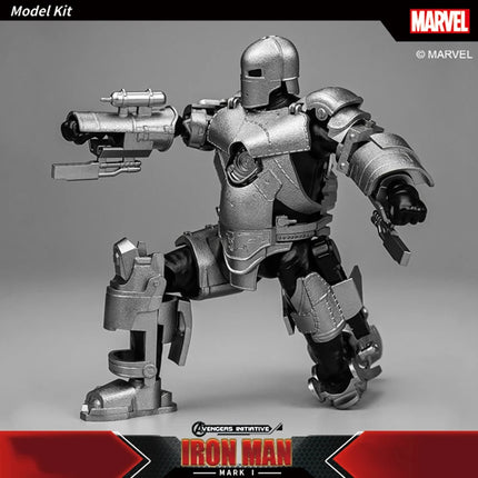 Marvel Iron Man MK1 Fondjoy Assemble Toy First Generation Iron Man ABS Material 1/12  Action Figures Toy Birthday Gifts For Boys
