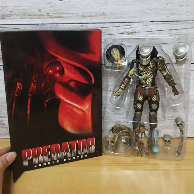 NECA Alien Jungle Hunter Predator Action Figure Model Toy Bookshelf Brinquedos Collection Doll