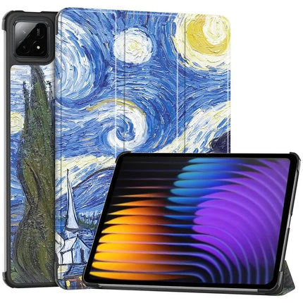 Magnetic Case For Xiaomi Pad 7 Pad7 Pro 11.2inch Tri-Folding Stand PU Leather Tablet Cover Funda for Xiaomi Pad7 7Pro 2024 Case