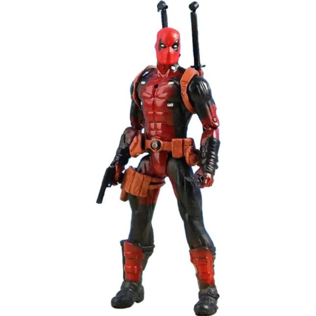 New Marvel Avengers Cartoon Model Toys Deadpool Action Figure Collectible Decorative Ornament Dolls Birthday Gift for Children
