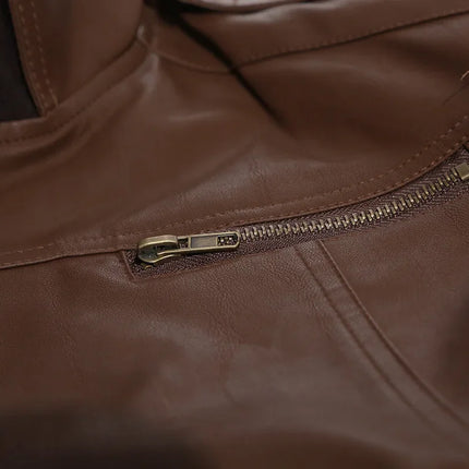2025 Hot Sale Brand New Men's Motorcycle Leather Jacket Slim Men Leather Jacket Outer Wear Clothing For Male Garment Man Jackets