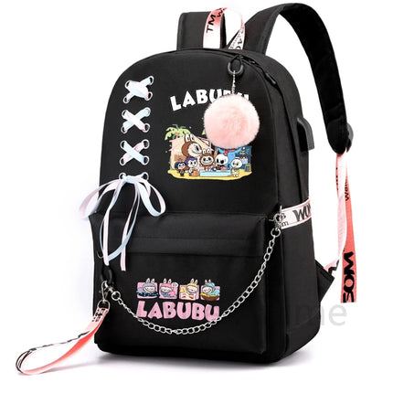 Cute cartoon Printed Backpack Large Capacity Waterproof Cartoon Bagpack Kawaii Student Schoolbag Women Travel Bag Kid Gift