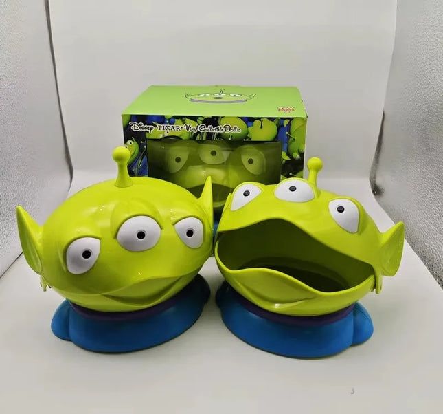 Disney Toy Story Super Cute Three-Eyed Boy Figure Storage Box Junk Bucket Small Gift Box Ornament Doll Toy