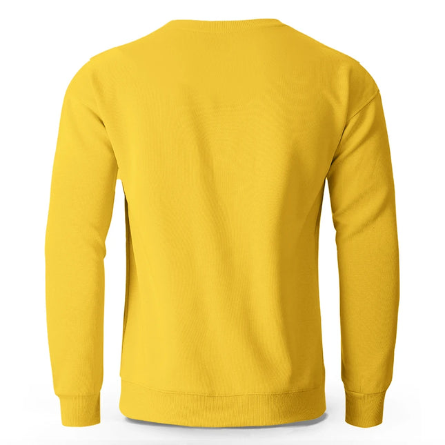 Men's Cartoon Printed Pure Cotton Sweatshirts Oversized Classic Graphic Pullovers for Men Women Tops
