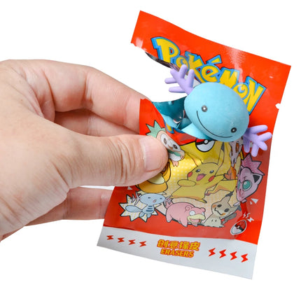 Anime Pokemon Blind Box Eraser Kawaii Pikachu Action Figure Model Doll Student Stationery Toy For Children's Gifts