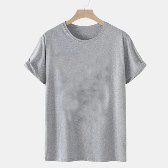 2024 Heavyweight T-Shirt White Pure Cotton Short Sleeved T-shirt for Men Women Loose Casual Solid Color Basic Oversized Top Tee