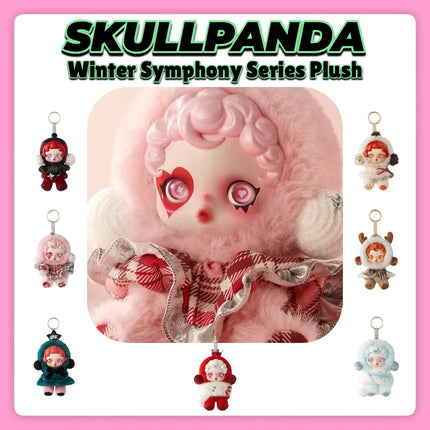 New Genuine Skullpanda Winter Music Series Pendant Sp Doll Blind Box Desktop Ornament Christmas Peripheral Exquisite Gift