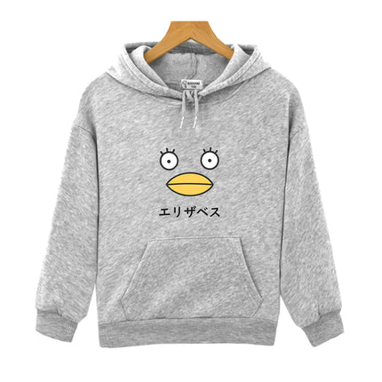 Elizabeth Gintama Duck Pullover Kawaii Hoodies for Teen Girls Yellow Sweatshirt Kids Baby Boys Clothes Children Costume Outfits