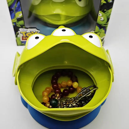 Disney Toy Story Super Cute Three-Eyed Boy Figure Storage Box Junk Bucket Small Gift Box Ornament Doll Toy