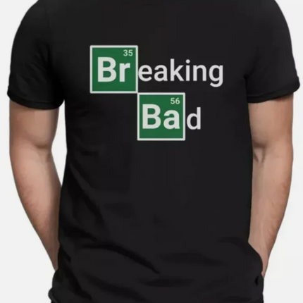 Men's T-Shirts Sign Vintage 100% Cotton Tees Short Sleeve B-Breaking Bad T Shirt Crewneck Clothes Summer Fashion Ins Tops 16888