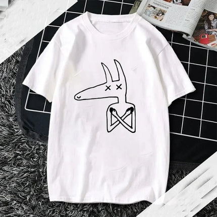 Car Seat Music Band Headrest Classic Cotton T-shirt Unisex DMN  Short Sleeves Tee Summer Casual Crew neck Black TShirt Oversized