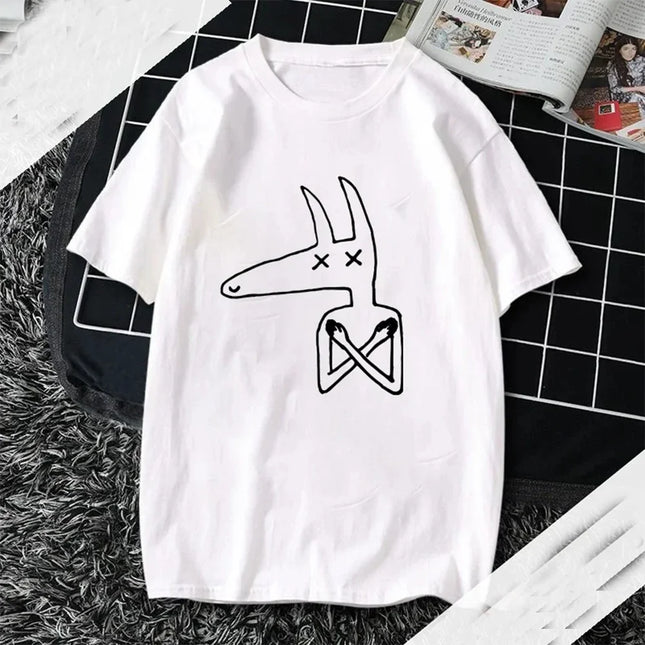 Car Seat Music Band Headrest Classic Cotton T-shirt Unisex DMN  Short Sleeves Tee Summer Casual Crew neck Black TShirt Oversized