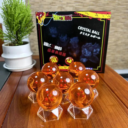 Collectible Medium Crystal Glass Stars Balls(27,35,43,57,76MM in Diameter) (D-3.5) Dragon Ball Z  Action Figure