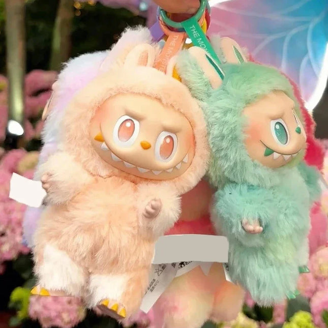 For Labubu Monster Exquisite Collection Series Blind Box Teddy Fluffy Toy Animated Character Face Doll Mystery Surprise Present