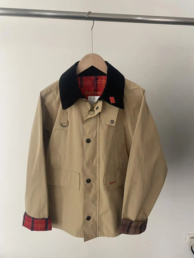 B@r Spey Year Of The Snake Limited Wax Free Jacket Jacket Hunting Windbreaker Color Sleeves Vintage Men's And Women's