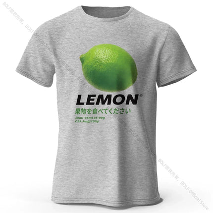 Juicy Lychee Print T-shirt - Fresh & Trendy Summer 100% Cotton Tops for Men Women