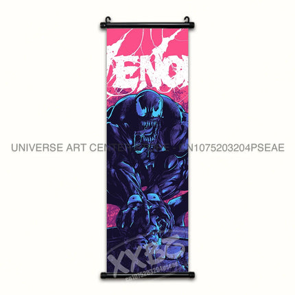 Marvel Poster Black Panther Home Decor The Avengers Wall Art Venom Hanging Painting Spider Man Scrolls Picture Wolverine Mural