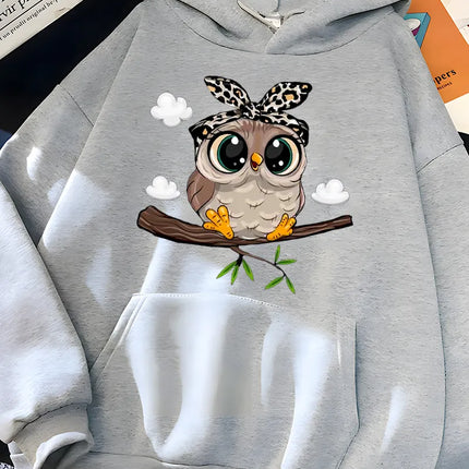 Female Sweatshirt Cute Graphic Fleece Ladies Clothes