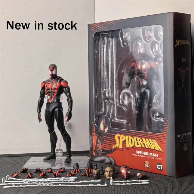 Ct Spiderman 092 Figure 2099 Spider Man Across The Spider-verse Miles Morales Shf Action Figure Model Figurine Collection Toys