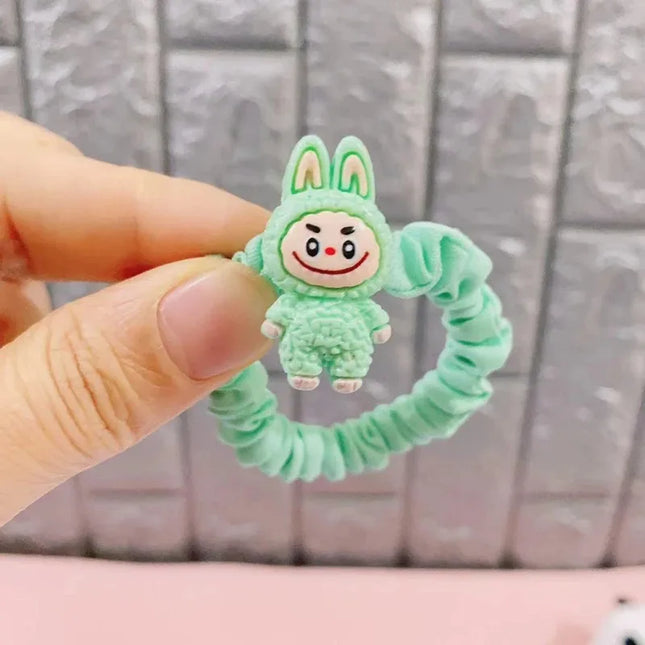 Cute Doll Hair Rope Girls Basic Hair Bands Simple Elastic Headband Fashion Doll Hair Ropes Ties Hair Accessories Ponytail Holder