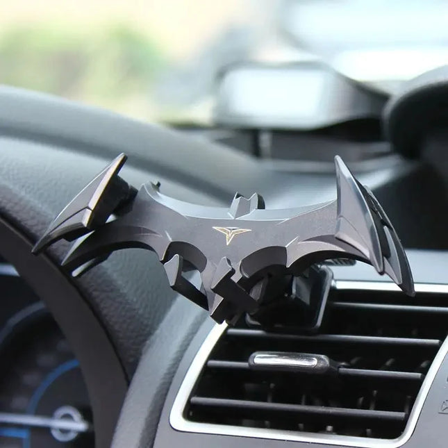 High Quality Batman Gravity Buckle Type Car Phone Holders Air Outlet Navigation Support Frame Suitable For All 4-6.5 Inch Device