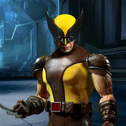 1:12 Marvel Mezco Cloth Gown Wolverine 6 Inches Marvel 2 Generation Wolf Uncle Anime Figurine Model Toy Decor Children Gift