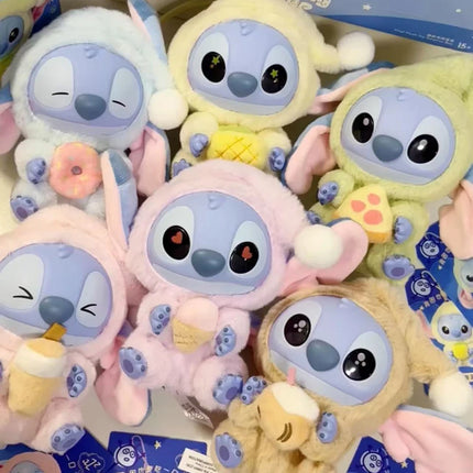 New Stitch Blind Box Bag Eat Some Thing Before Sleep Series Vinyl Pendant Cute Doll Mystery Box Fluffy Doll Birthday Gift