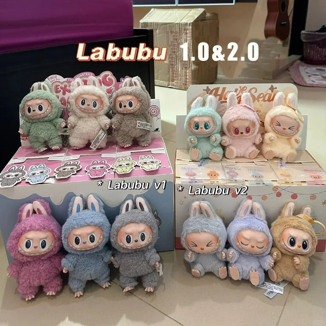 Hot selling anime doll second-generation LABUBU blind box party series vinyl doll keychain pendant toy girlfriend birthday gifts
