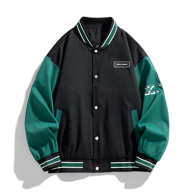 Plus Size Baseball Jacket Men Fashion Casual Patchwork Jacket Coat Male Varsity Jacket Coat Big Size 7XL 8XL 9XL10XL