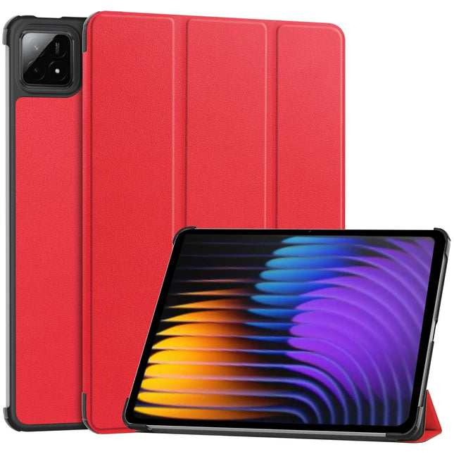 Magnetic Case For Xiaomi Pad 7 Pad7 Pro 11.2inch Tri-Folding Stand PU Leather Tablet Cover Funda for Xiaomi Pad7 7Pro 2024 Case
