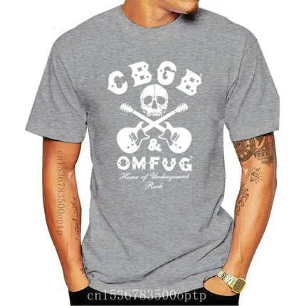 Herrenbekleidung CBGB Crossed Guitars T-Shirt 100% Baumwolle Neu SM Englisch Rock - Originaltitel anzeigen Jugend