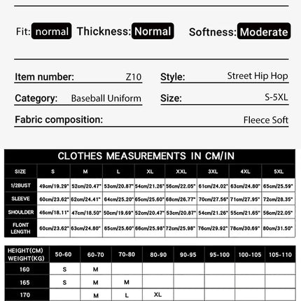 The Harajuku Dragon Funny Pattern Man Coats Oversize Streetwear Hip Hop Fleece Clothes Street Comfortable Male Baseball Suits
